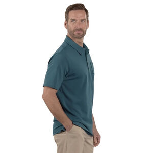 Men's Covel Polo Shirt Teal XL f21